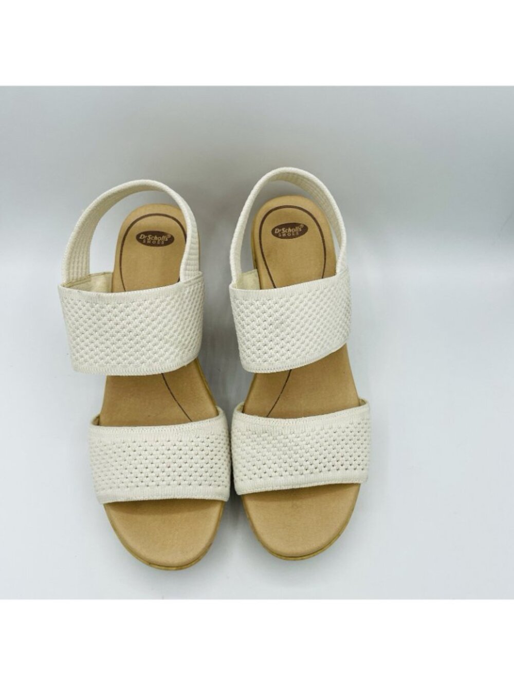 Dr Scholls Shoes Womens Size 8.5 M White Clogs Heels Sandals Strappy Comfort - Picture 5 of 11